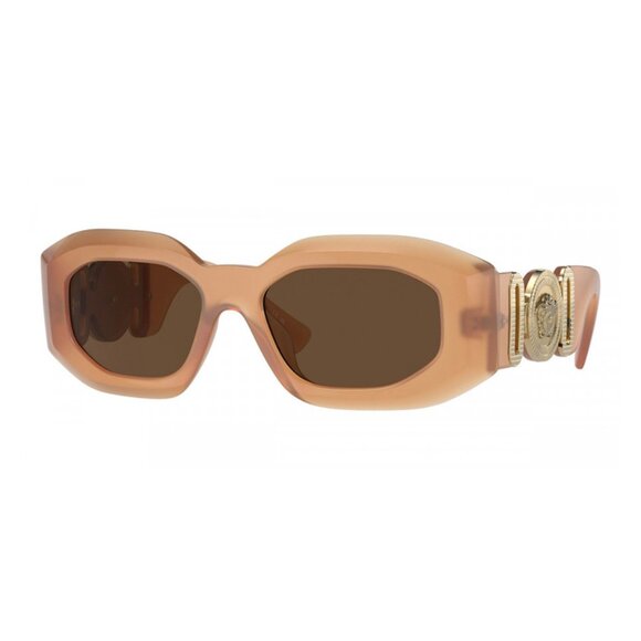 NEW VERSACE OVAL MEN VE4425U 546773 SUNGLASSES MOD 4425U 5467/73 BEIGE BROWN
